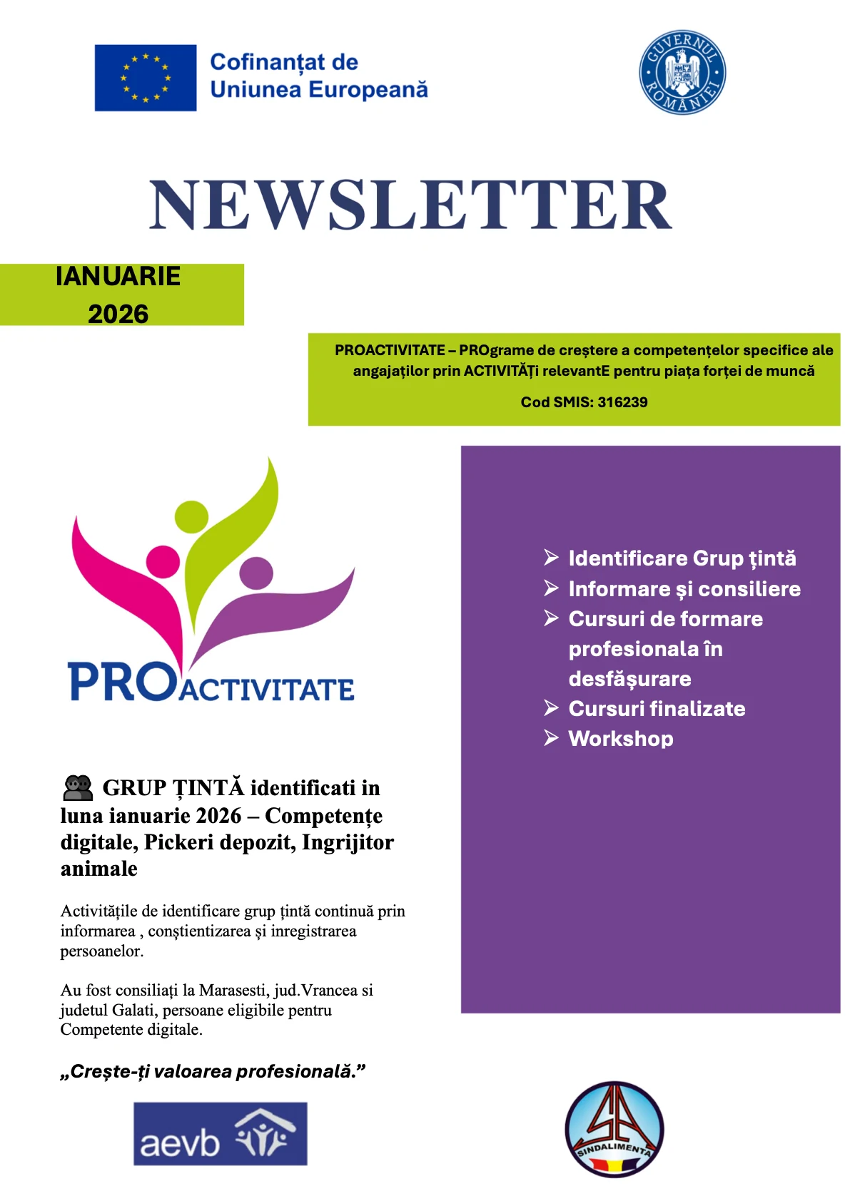Newsletter Ianuarie 2026 - Page 1