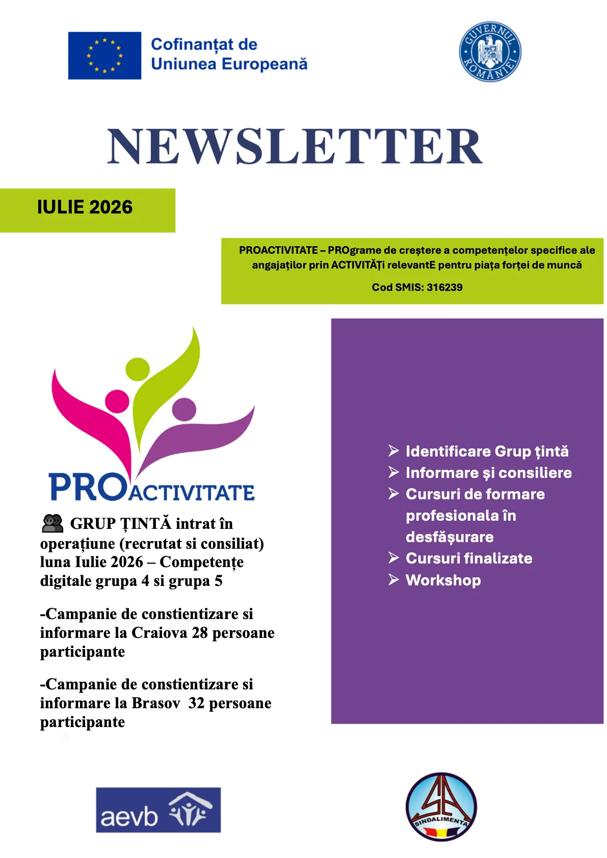 Newsletter Iulie 2026 - Page 1