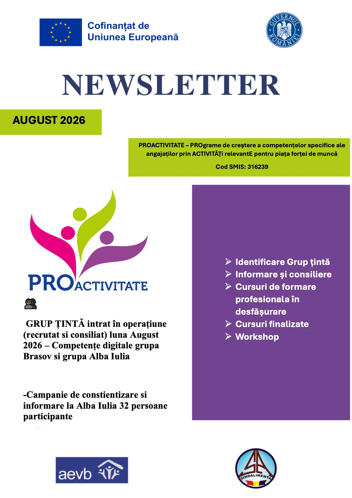 Newsletter August 2026 - Page 1